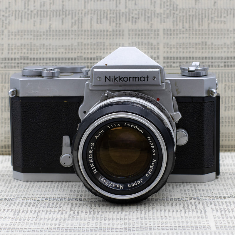 Nikkormat FT Camera with Nippon Kogaku 1:1.4 F=50mm