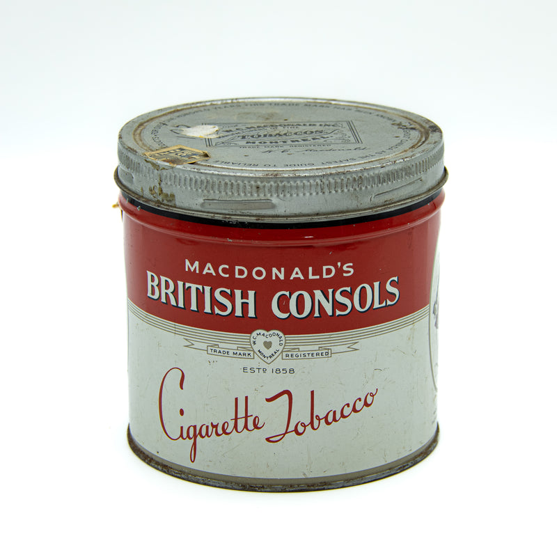 MacDonald's British Consols Cigarette Tobacco Tin – Everything Old Antiques & Vintage