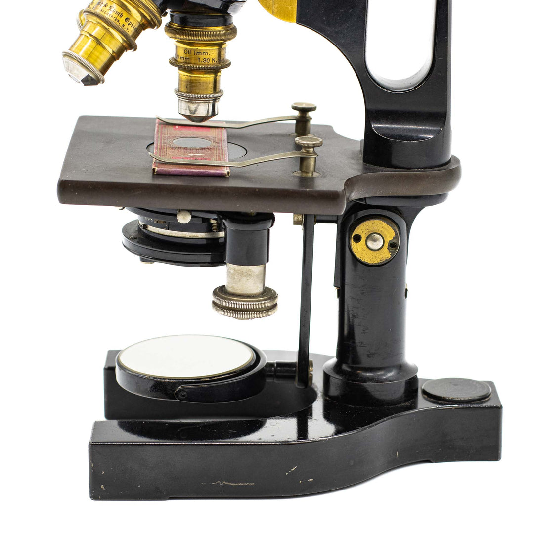 【超希少】1930's BAUSCH&LOMB - L ROUND Vintage Bausch & Lomb Optical Microscope 43X Objective