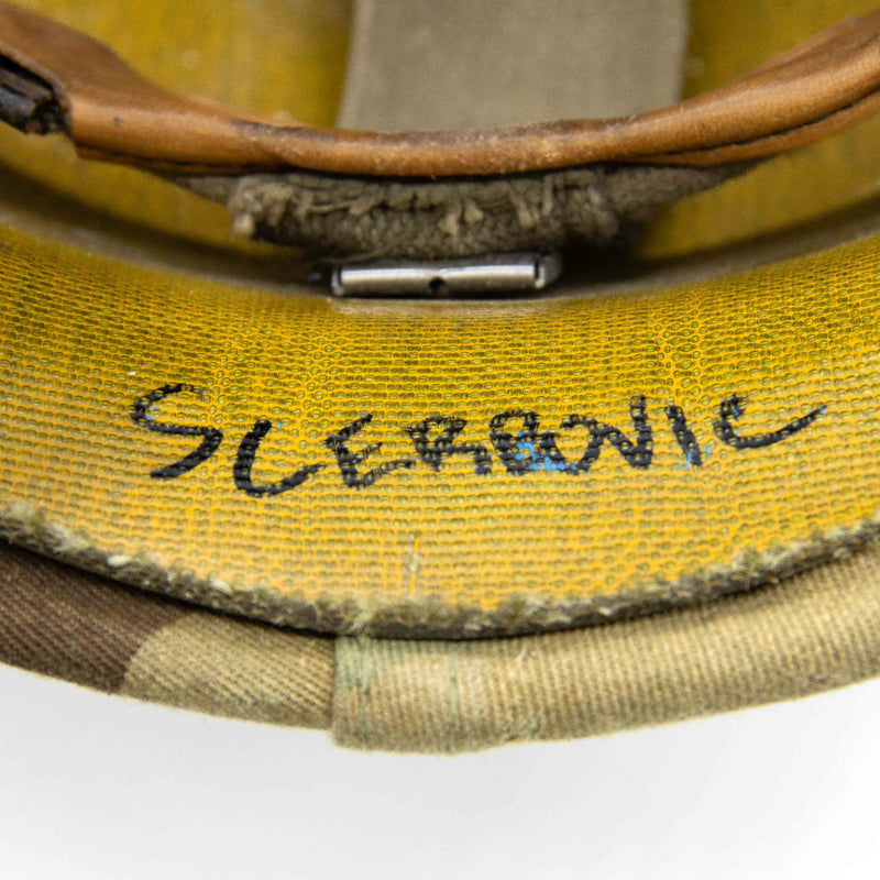 Post-War US M1 Helmet with Liner & Camo Cover