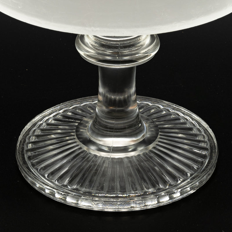 Early American Period Glass Gillinder & Sons "Westward Ho" Covered Compote