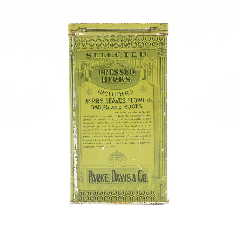 Parke Davis & Co. Choice Botanic Drugs Tin: Mullein