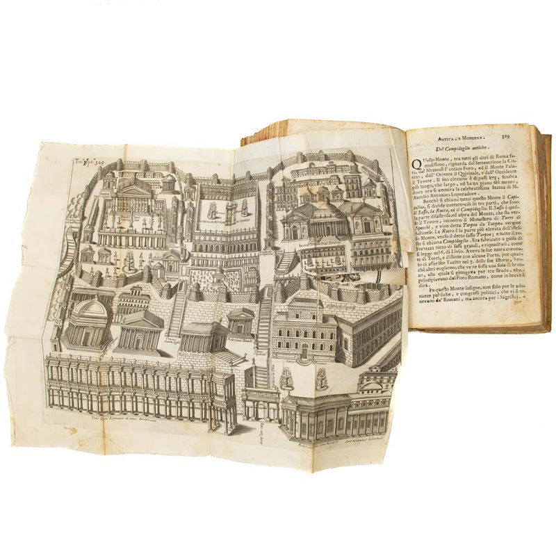 Roma Antica E Moderna: 1750 With Pull-out Maps & Illustrations