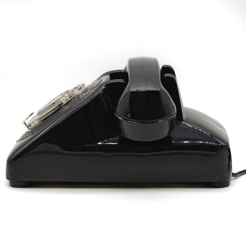 Automatic Electric Black Rotary Phone