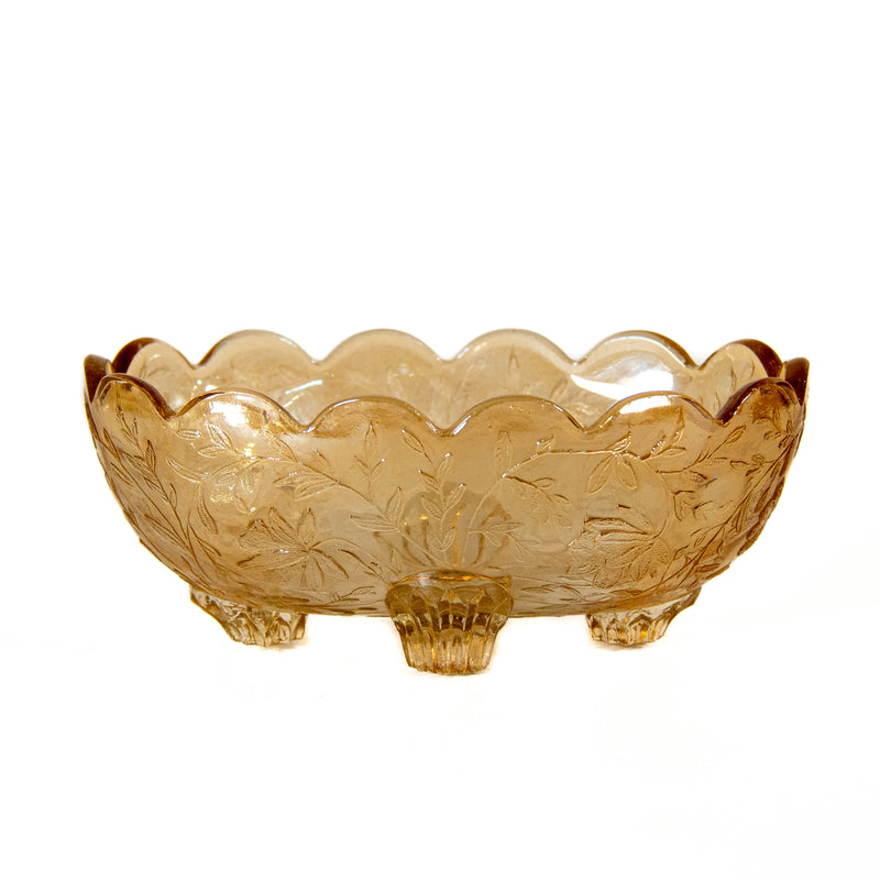 Jeannette Floragold Louisa Footed Dish