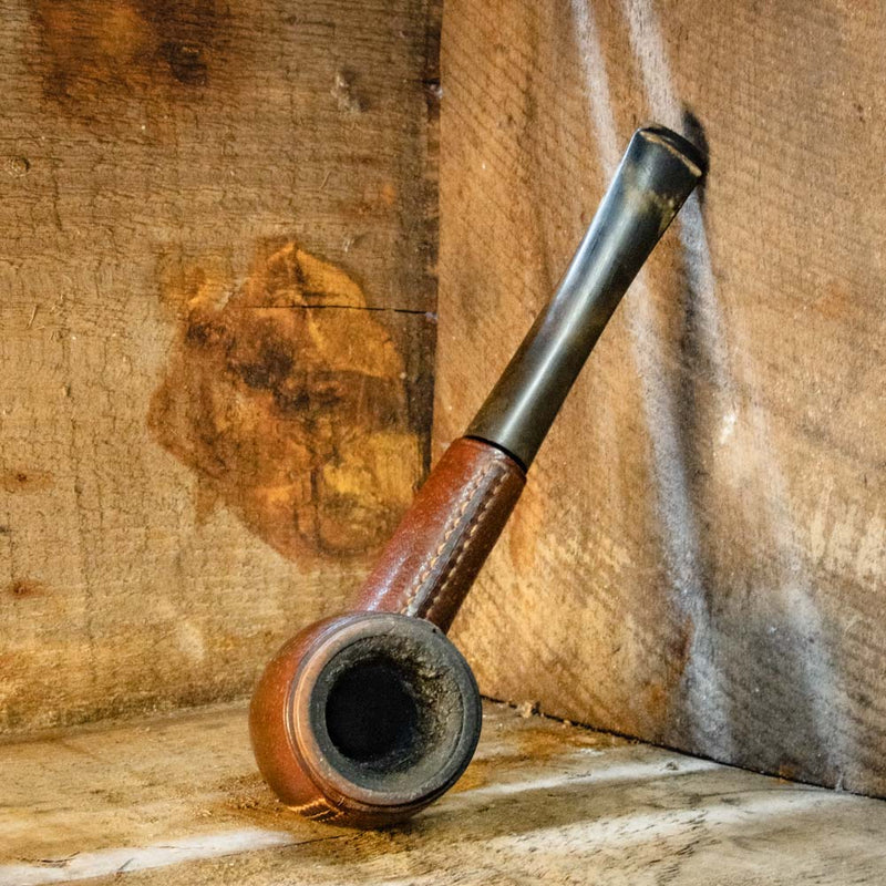 Longchamp France Leather Wrapped Pipe