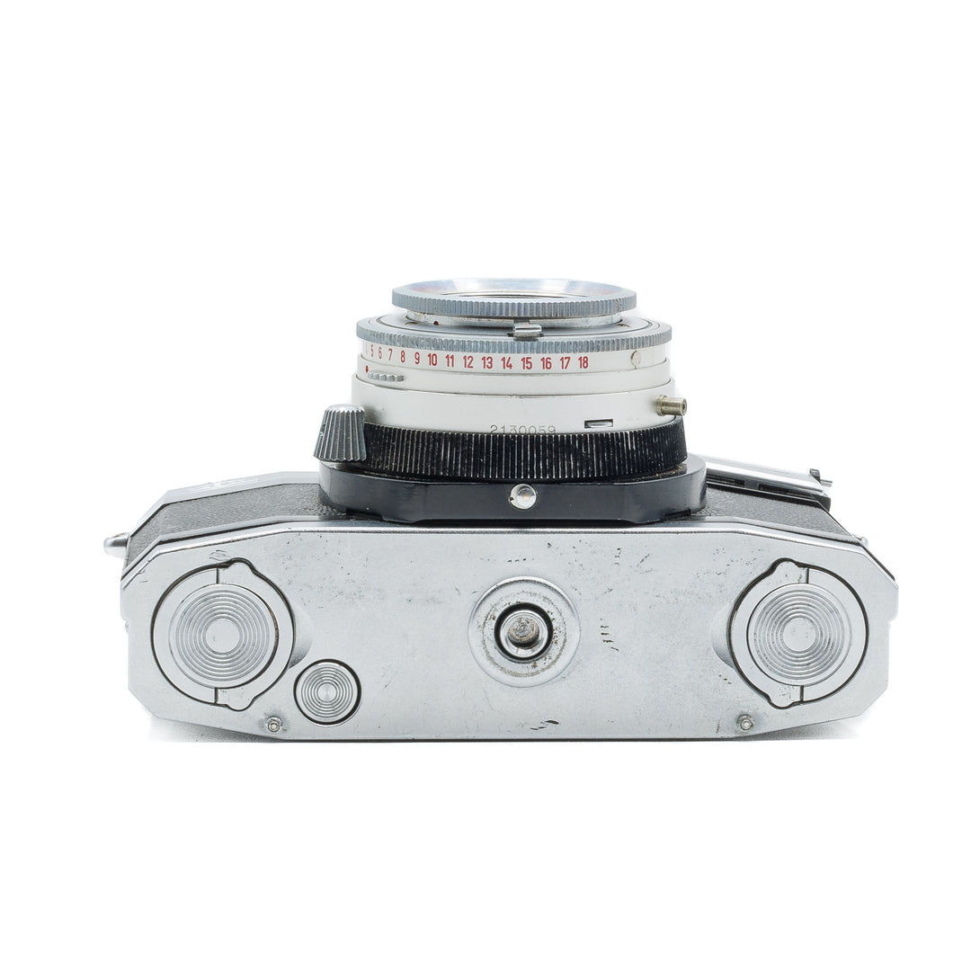 Zeiss Ikon Contaflex II- Tessar 50MM F/2.8 Lens – Everything