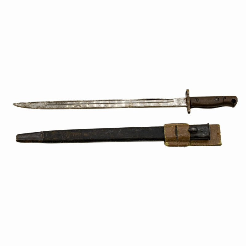 WWI P1907 Enfield Bayonet with Scabbard