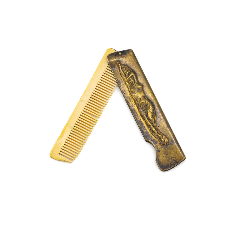 French Ivory Folding Comb