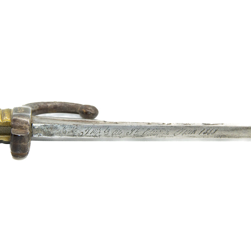 French M1866 Yataghan Chassepot Bayonet
