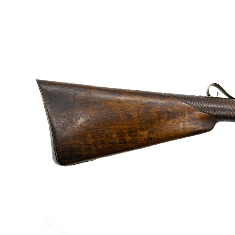 Double Damascus Barrel Coach Gun, Circa 1850