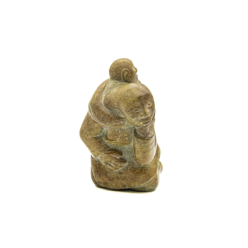 Mother Carrying Child Carving- Mary Utye