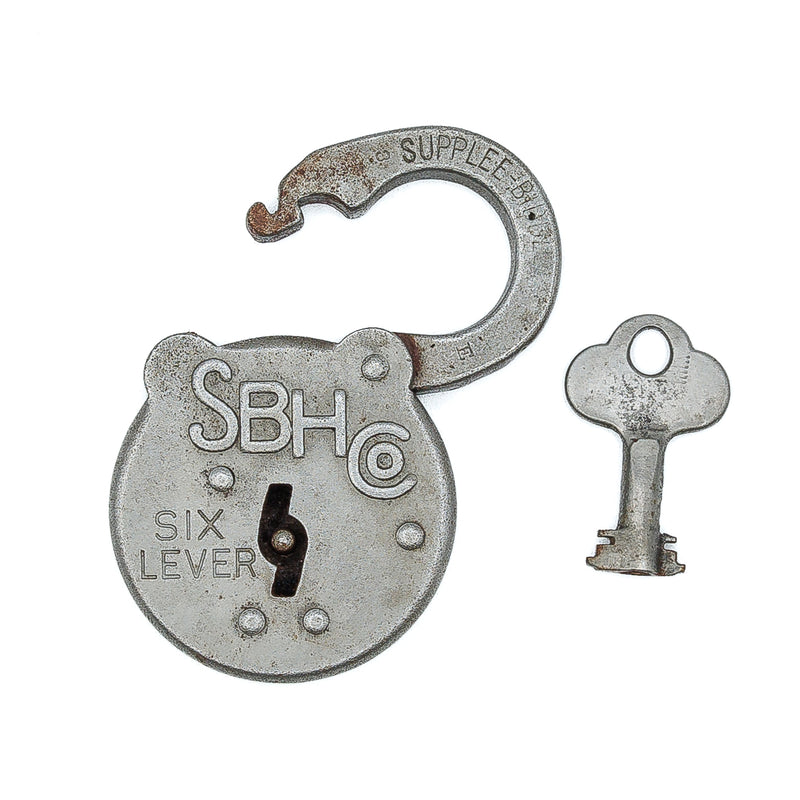 SBH Co. Padlock & Key