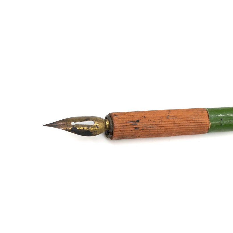 Wooden Dip Pen with Rubber Grip
