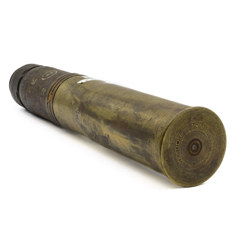 WWII 75mm M-62AT 3" Towed Anti Tank Gun Round - Dated 1944
